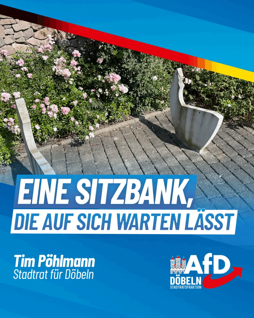 🪑 Eine Sitzbank, die auf sich warten lässt…